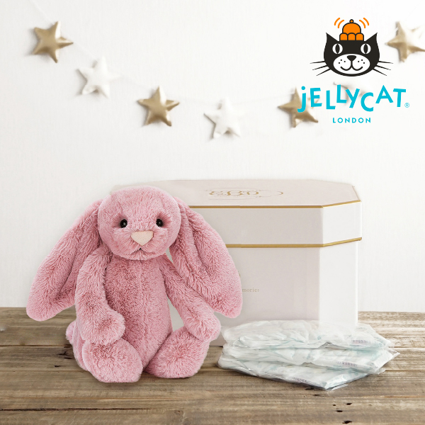 【jellycat ジェリーキャット】バシュフル チューリップバニー おむつボックスセット