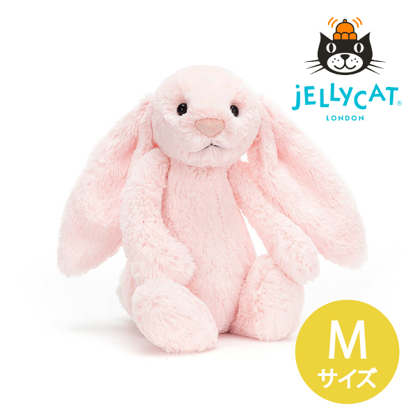 【jellycat ジェリーキャット】バシュフル ピンクバニー M
