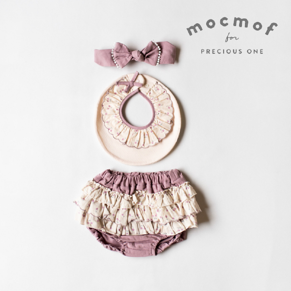 【mocmof モクモフ】女の子 おめかしギフトセット(チェリーパープル)