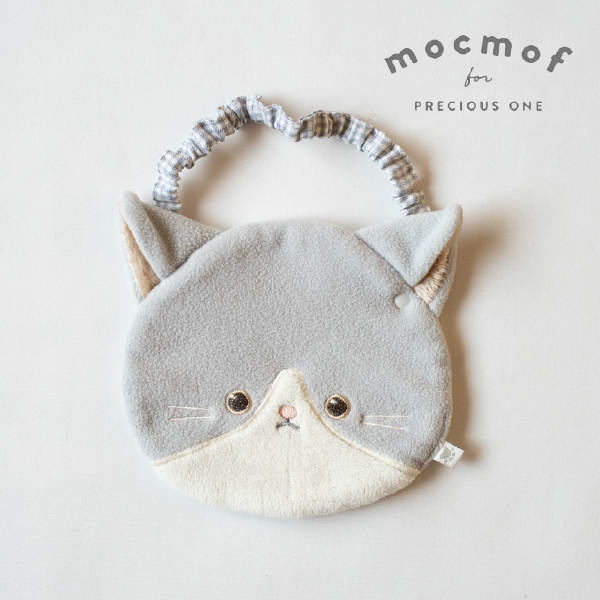 【mocmof モクモフ】どうぶつスタイ(ハチワレ)