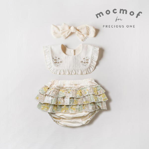 【mocmof モクモフ】おめかしギフトセット(フラワーイエロー)