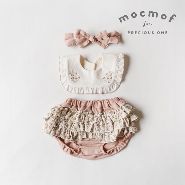 【mocmof モクモフ】おめかしギフトセット(フラワーピンク)
