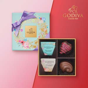 GODIVA ブーケ ド ゴディバ アソートメント（4粒入）【出産内祝い】