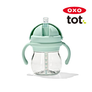 OXO Tot ハンドル付きストローカップ オパール